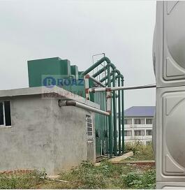 另一套100噸/時(shí)一體化凈水設(shè)備在某企業(yè)的生產(chǎn)生活用水中投入使用！